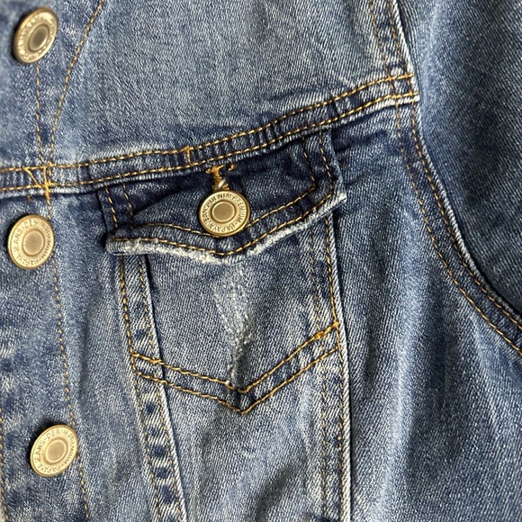 Papaya Jean Denim Jacket Size S - Picture 10 of 11